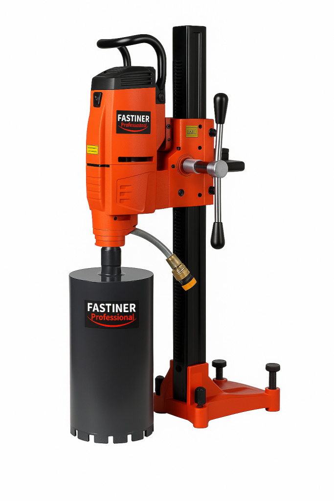 Fastiner FD200 Diamond Core Drill – 2800W Heavy-Duty Wet Concrete Coring Machine (Up to 200mm) – Year Full Warranty COMBO