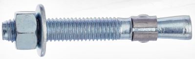 RED HEAD Wedge Anchor: 10 in Overall Lg, 3/4 in Dia, 3/4"-10 Thread Size, 5 3/4 in Thread Lg,