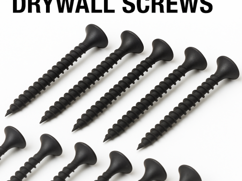 FASTINER Drywall Screw – Fine Thread, Black Phosphate #6 x 1-1/4"